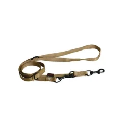 Laisse chien dressage 3pt 20 mm / 200 cm beige