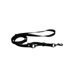 Laisse chien dressage 3pt 20 mm / 200 cm noire