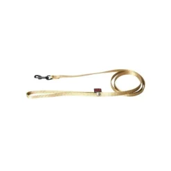 Laisse chien nylon 10 mm / 120 cm beige