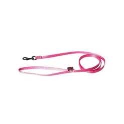 Laisse chien nylon 10mm / 120cm rose