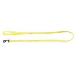 Laisse jaune pour chat Martin Sellier fluo fish - 10-100 cm