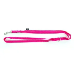 Laisse multi-positions Neo+ rose pour chien 1,5x200 cm