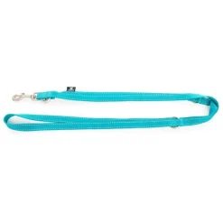 Laisse pour chien bleue Martin Sellier multi neo+ - 100 cm