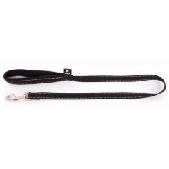 Laisse pour chien noire Martin Sellier neo+ - 200 cm
