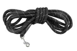 Laisse ronde noire Bobby - 5 m