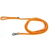 Laisse ronde pour chien coloris orange 1,3 cm x 2 m