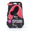 Laisse rétractable So Cat rouge - taille S