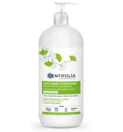 Lait corps hydratant bio Centifolia gamme famille - 500 ml