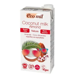 Lait de coco et amandes sans sucres bio - 1 L