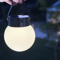 Lampe baladeuse solaire Globy Batimex - Ø 14 x 22 cm