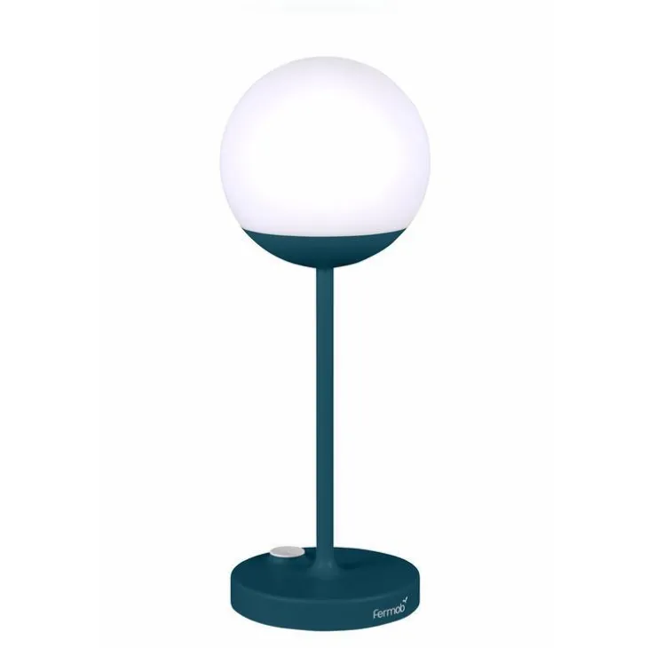 Lampe coloris blanc Moon - 41 cm