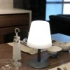 Lampe de table LED Batimex de H 26 cm avec chargement micro USB