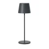 Lampe de table touch sans fil en aluminium noir Kelly Black - Ø 10 x H 38 cm