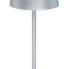 Lampe extérieure Sofa 200lm coloris gris en métal et verre Watt & Home - 30 cm