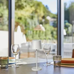 Lampe touch Kelly en aluminium Batimex - Ø 8 x 22 cm