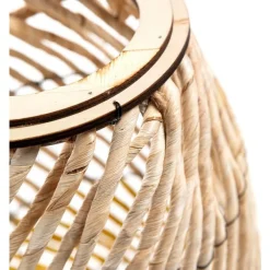 Lanterne dread bicolore grand modèle Ø 26 x H 51/62 cm