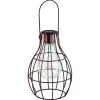 Lanterne solaire H 26cm x l 18cm