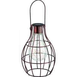 Lanterne solaire H 26cm x l 18cm