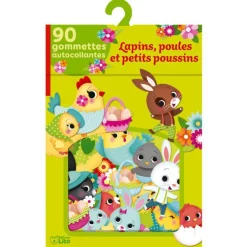 Lapins, Poules et Petits Poussins Mes Gommettes Lito 3 ans Éditions
