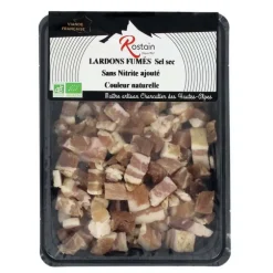 Lardons fumés bio Rostain - 150 g