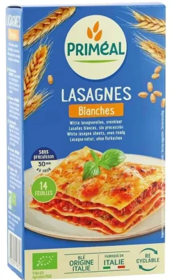 Lasagnes blanches 250 g PRIMEAL