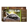Île flottante pour tortue aquatique avec ascenseur coloris marron Reptile Planet Turtle Island - Taille L - 36,5 x 19 x 4,2 cm