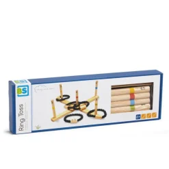 Le jeu des anneaux en bois