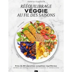 Le livre " Assiettes veggies en équilibre " aux Éditions La Plage