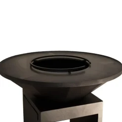 Le Rebord OYAT argent en acier - Ø 47 cm