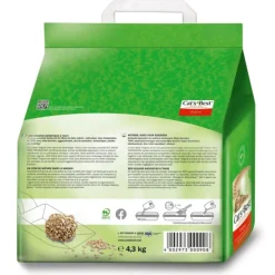 Litière végétale agglomérante pour chat et furet Cat’s Best Original 10L - 4.3 kg