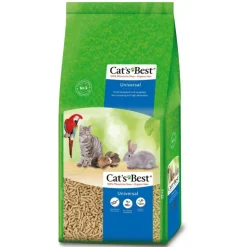 Litière végétale non-agglomérante pour chat, oiseau et rongeur Cat’s Best Universal 40 L - 22 kg