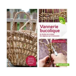 Livre " Vannerie bucolique " aux Éditions Terre vivante