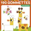 Livre cahier d’autocollants " Les formes géométriques - Les animaux" aux Éditions Lito collection 190 gommettes