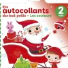 Livre d’autocollants "Les couleurs de Noël" aux Éditions Lito collection Les autocollants des tout petits 2 ans