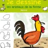 Livre "Je dessine les animaux de la ferme" Éditions Mila