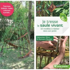 Livre "Je tresse le saule vivant" Éditions Terre Vivante