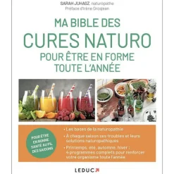 Livre "Ma bible des cures naturo pour être en forme toute l'année" aux Éditions Leducs