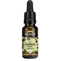 Élixir n°14 Biofloral de bruyère en flacon de 20 ml