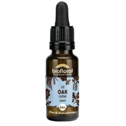 Élixir n°22 Biofloral de chêne en flacon de 20 ml
