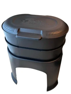 Lombricomposteur noir Magic Lombric 2 bacs - 28 litres