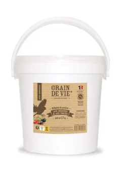 Lot de 30 boules de graisse pour oiseaux aux insectes et aux fruits Grain de Vie - 2,7 kg
