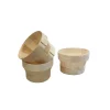 Lot de 3 gobelets en bois biodégradables Ø 8,5 cm - Les 3 pièces