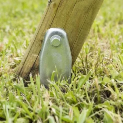 Lot de 4 scellements sans béton pour portique en bois ou métal