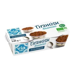 Lot de 2 tiramisus bio Viabio - 2 x 80 g
