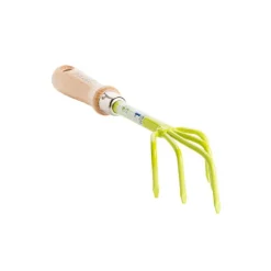 Lot d'outils à main pour le jardin coloris anis (transplantoir, serfouette, griffe) botanic® - 3 outils
