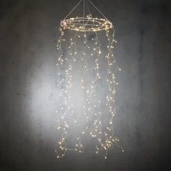 Lustre lumineux LED à lumière blanc classique sur secteur - Ø 30 cm