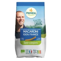 Macaronis demi complets 500 g PRIMEAL