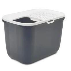 Maison de toilette gris Savic Hop In - 58,5 x 39 x 39,5 cm