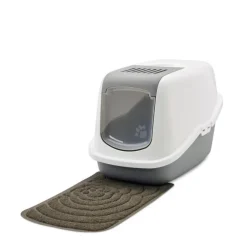 Maison de Toilette Nestor Savic Blanc/Gris 56x39x38,5 cm