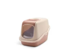 Maison de toilette pour chat coloris champagne Savic Nestor - 56 x 39 x 38,5 cm